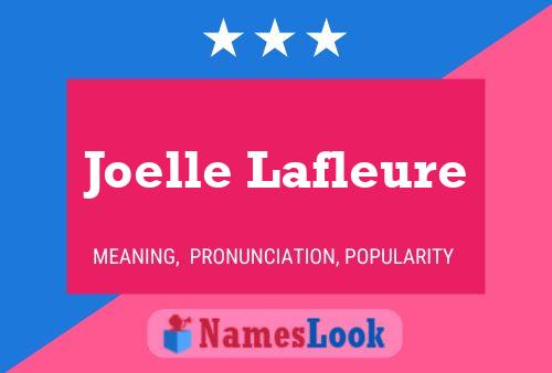 Постер имени Joelle Lafleure