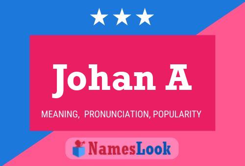 Постер имени Johan A