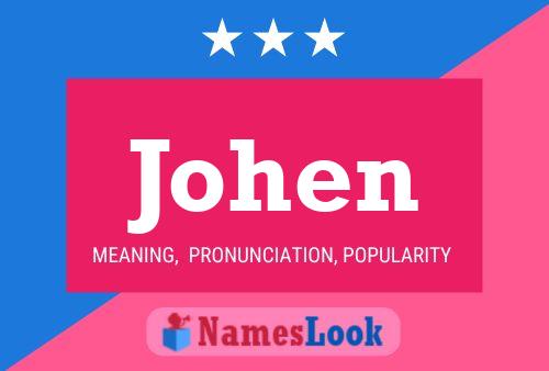 Постер имени Johen