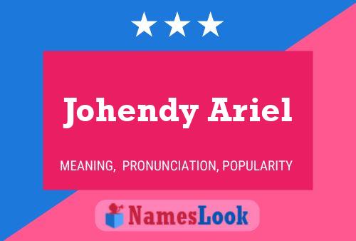 Постер имени Johendy Ariel