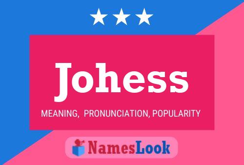 Постер имени Johess