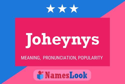 Постер имени Joheynys