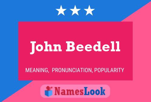 Постер имени John Beedell