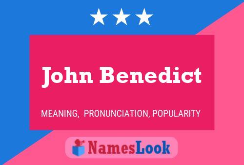 Постер имени John Benedict