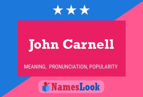 Постер имени John Carnell