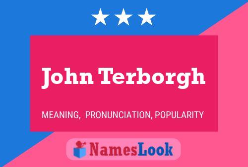 Постер имени John Terborgh