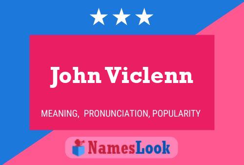 Постер имени John Viclenn