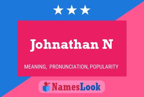 Постер имени Johnathan N