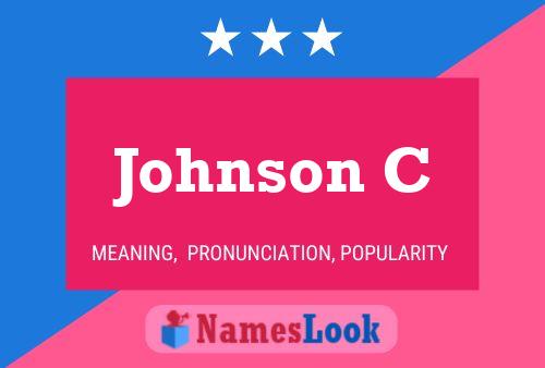 Постер имени Johnson C