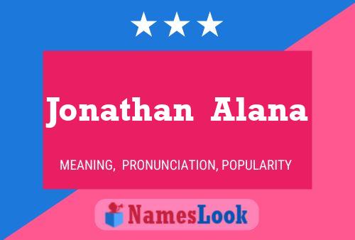 Постер имени Jonathan  Alana