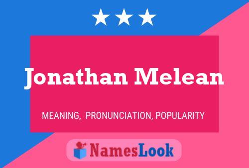 Постер имени Jonathan Melean