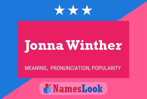 Постер имени Jonna Winther