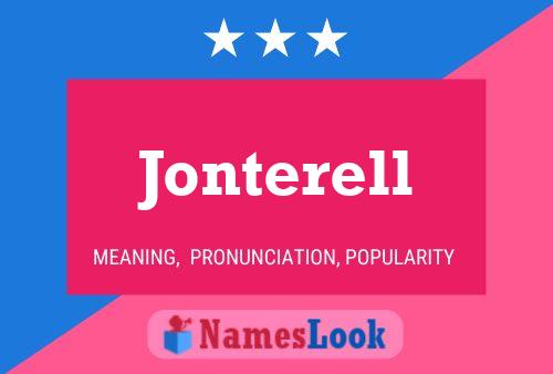 Постер имени Jonterell