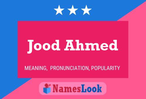 Постер имени Jood Ahmed