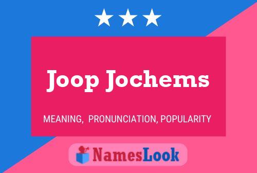 Постер имени Joop Jochems