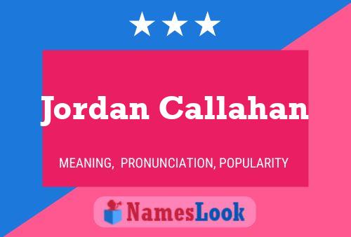 Постер имени Jordan Callahan