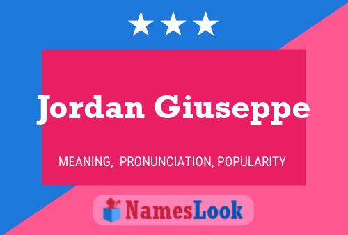 Постер имени Jordan Giuseppe