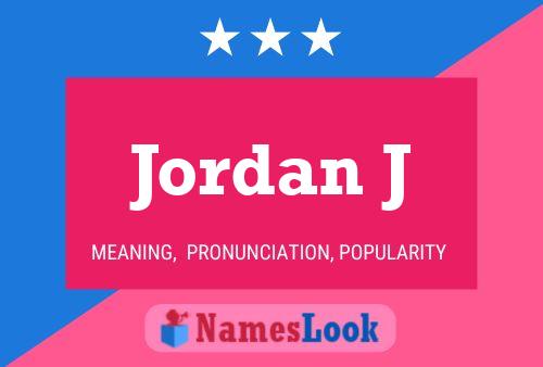 Постер имени Jordan J