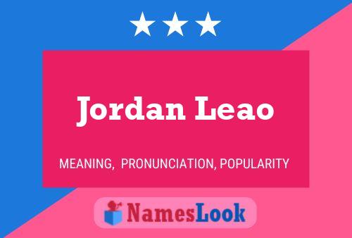 Постер имени Jordan Leao