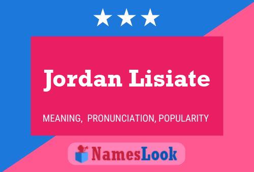 Постер имени Jordan Lisiate