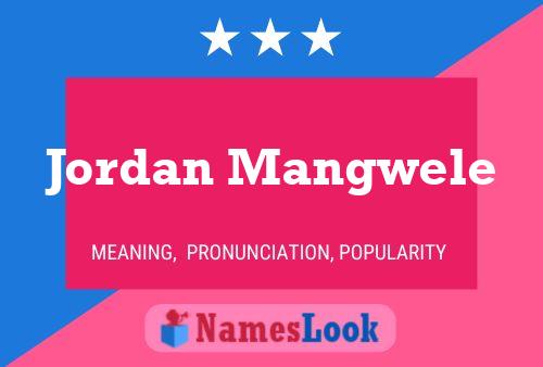 Постер имени Jordan Mangwele