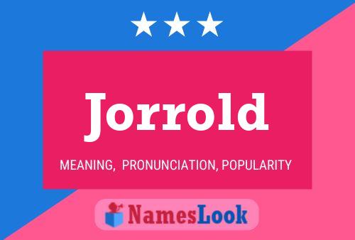 Постер имени Jorrold