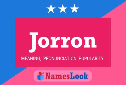 Постер имени Jorron