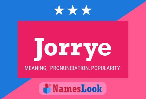 Постер имени Jorrye