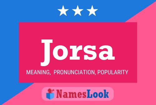 Постер имени Jorsa