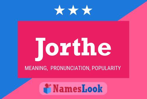 Постер имени Jorthe