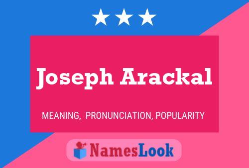 Постер имени Joseph Arackal