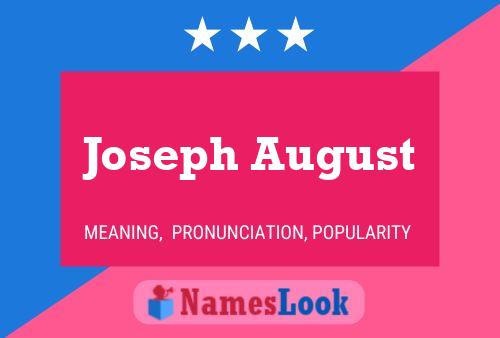 Постер имени Joseph August