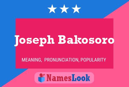 Постер имени Joseph Bakosoro