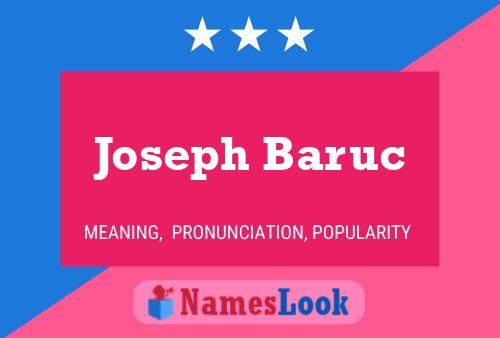 Постер имени Joseph Baruc