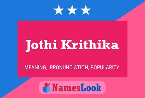 Постер имени Jothi Krithika