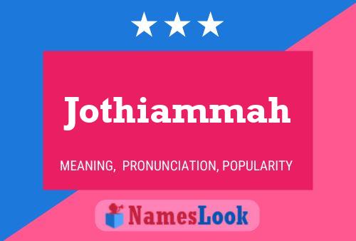 Постер имени Jothiammah