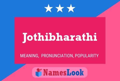 Постер имени Jothibharathi