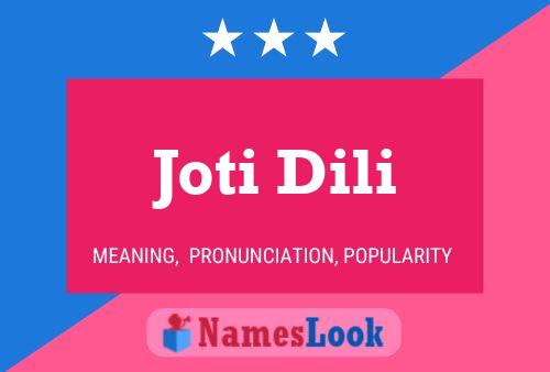 Постер имени Joti Dili