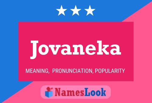 Постер имени Jovaneka