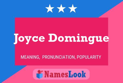 Постер имени Joyce Domingue