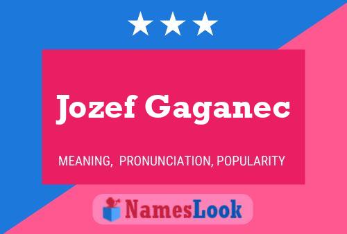 Постер имени Jozef Gaganec