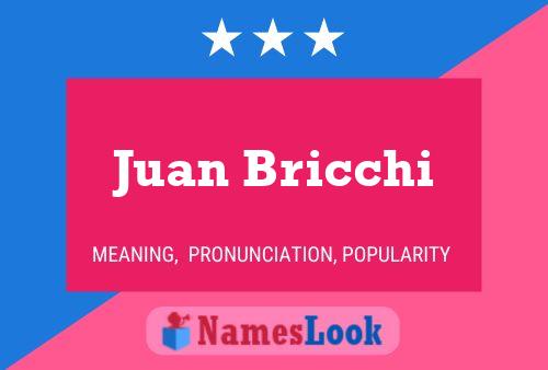 Постер имени Juan Bricchi