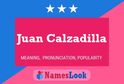 Постер имени Juan Calzadilla