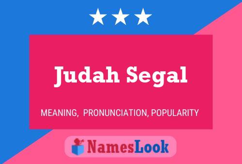 Постер имени Judah Segal