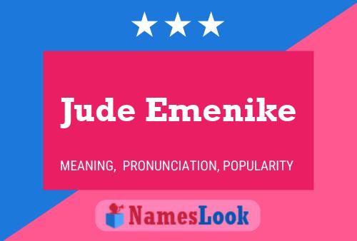 Постер имени Jude Emenike