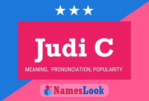 Постер имени Judi C