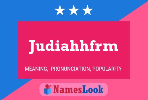 Постер имени Judiahhfrm