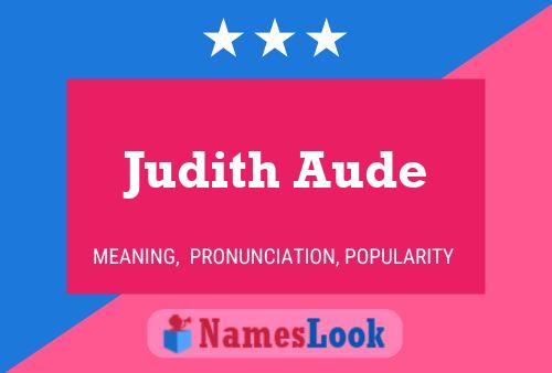 Постер имени Judith Aude