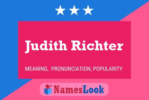 Постер имени Judith Richter