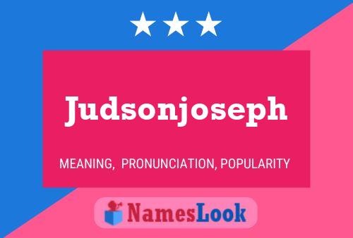 Постер имени Judsonjoseph